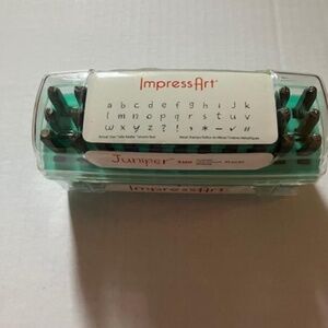 Impressart Lowercase Stamp Set, 3mm, Juniper